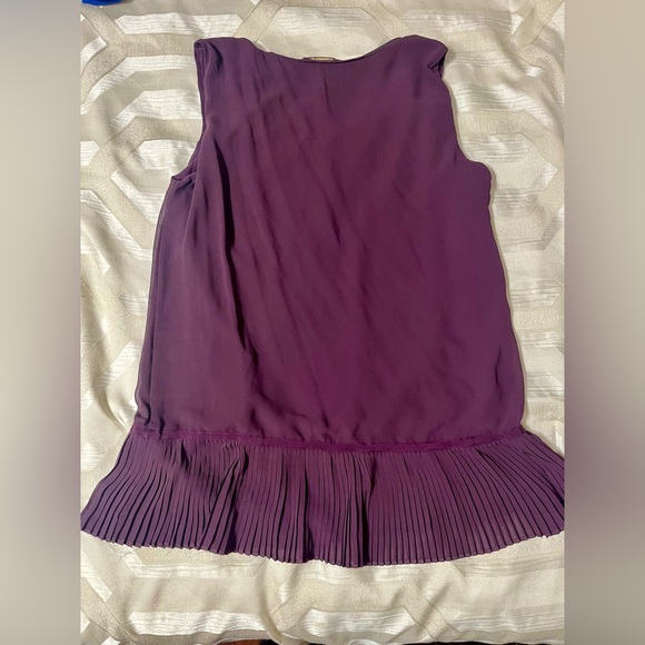 EIC MASSIMO DUTTI Purple Sleeveless Top, SZ XS - Picture 4 of 7